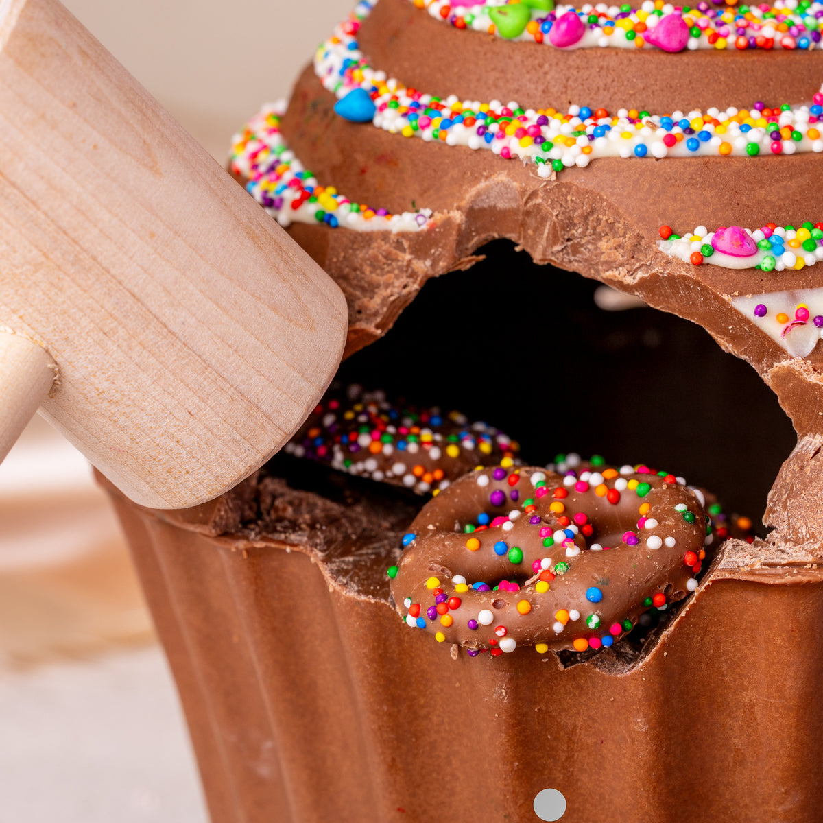 Breakable Belgian Chocolate Cupcake